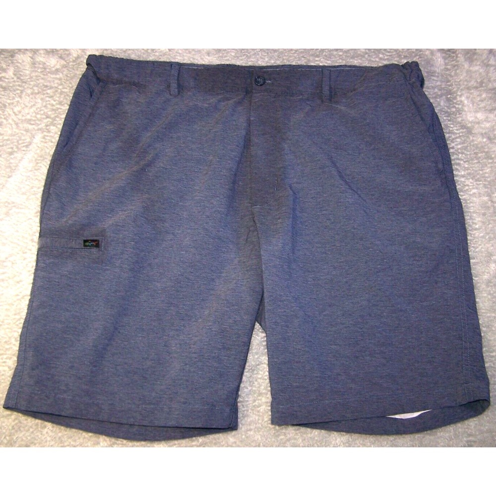 Greg Norman Shorts Men's 40X9 Flat‎ Front Golf Dark Gray Classic Fit